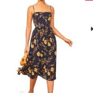 Reformation Rosehip Fit & Flare Dress